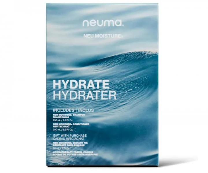 Drkov sada pro hydrataci suchch a pokozench vlas Neuma Neu Moisture Hydrate + svka a sprej zdarma