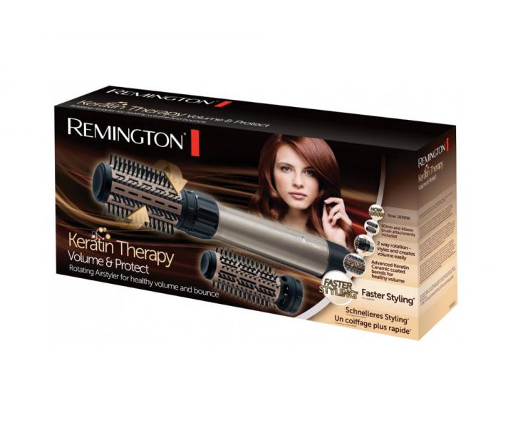 Remington Rotační kulmofén Keratin Therapy, 2 nástavce - 1000 W - rozbalené