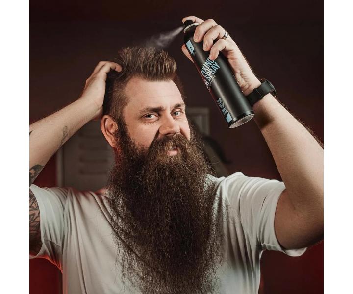 Pánský fixační lak na vlasy Angry Beards Hairy Styles Fixing Hair Spray - 300 ml
