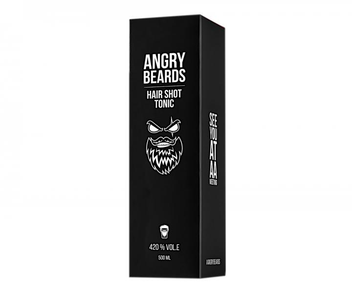Výhodná sada osvěžujících tonik na vlasy Angry Beards Hair Shot Tonic - 2 x 500 ml - 1+1 za polovinu