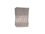 Bavlněný ručník Pirates of the Barbertime Towel With Barbertime Logo 50 x 90 cm - šedý