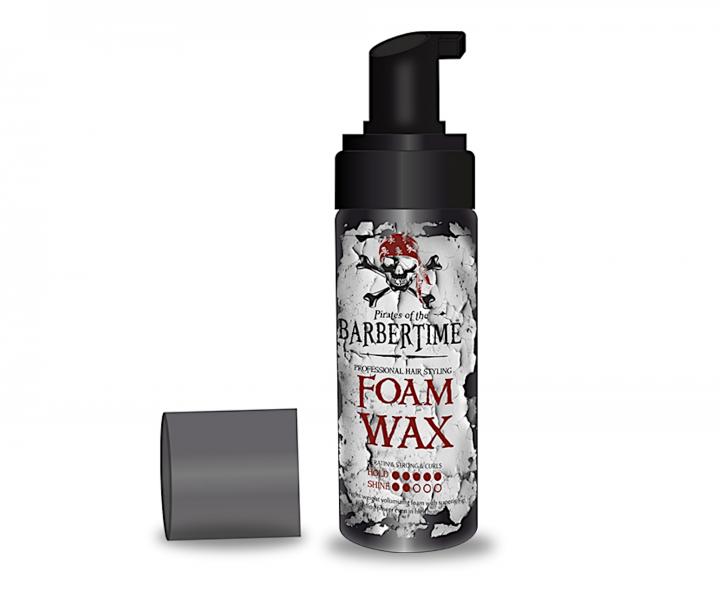Pnov vosk pro objem a definici vlas Barbertime Foam Wax - 150 ml