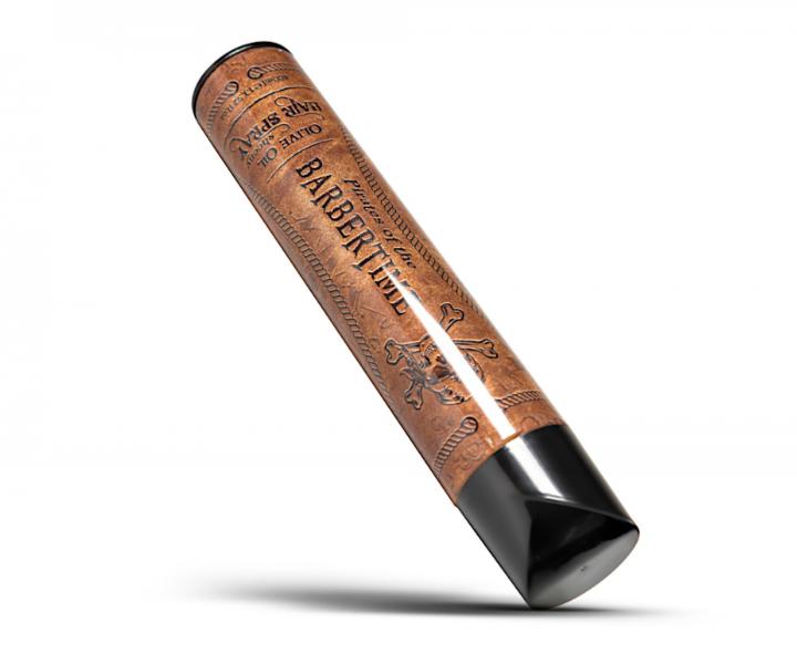 Lesklý lak na vlasy s olivovým olejem Barbertime Olive Oil Sheeny Hair Spray - 400 ml