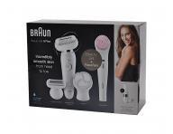 Dámský epilátor Braun Silk-épil 9 Flex 9105 + dámský strojek Braun Face Mini zdarma