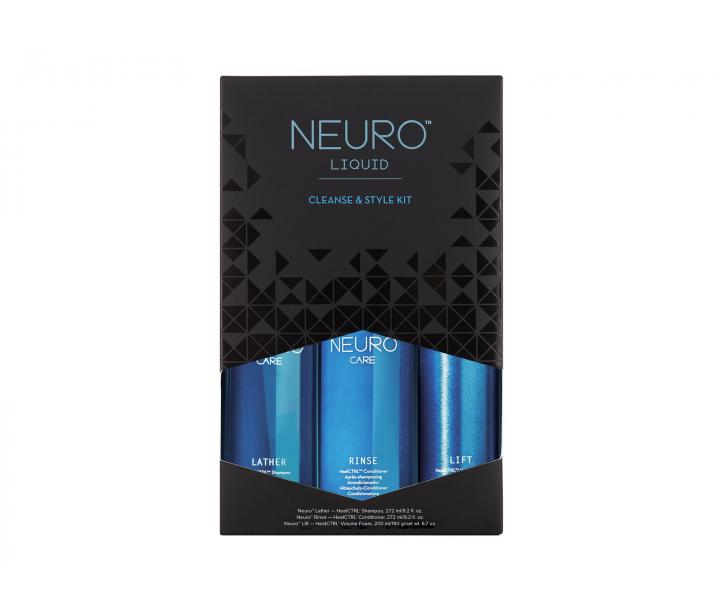Dárková sada pro tepelně namáhané vlasy Paul Mitchell Neuro™ Cleanse & Style Kit
