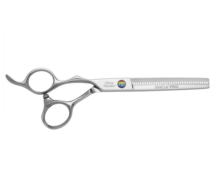 Sada nůžek 5,75" a efilačních nůžek 6,35" pro leváky Olivia Garden SilkCut Pro Pride Edition