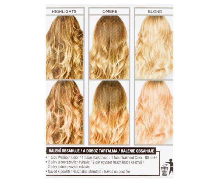 Vymývající se barva Loréal Colorista Washout Peach Hair - broskvová