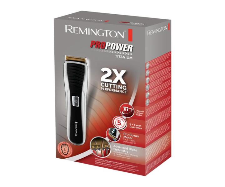 Zastřihovač vlasů Remington Pro Power Titanium HC7130 - černý