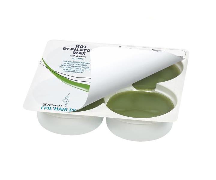 Depilační vosk pro všechny typy pleti s Aloe Vera Sibel Blocks - 4x125 g
