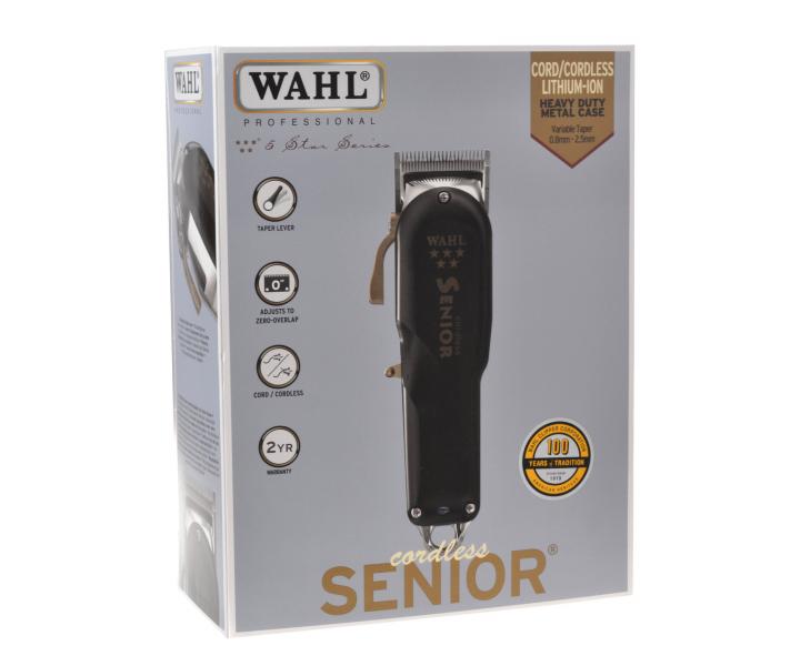 Profesionln strojek na vlasy Wahl Senior Cordless 08504-2316H - rozbalen, pouit