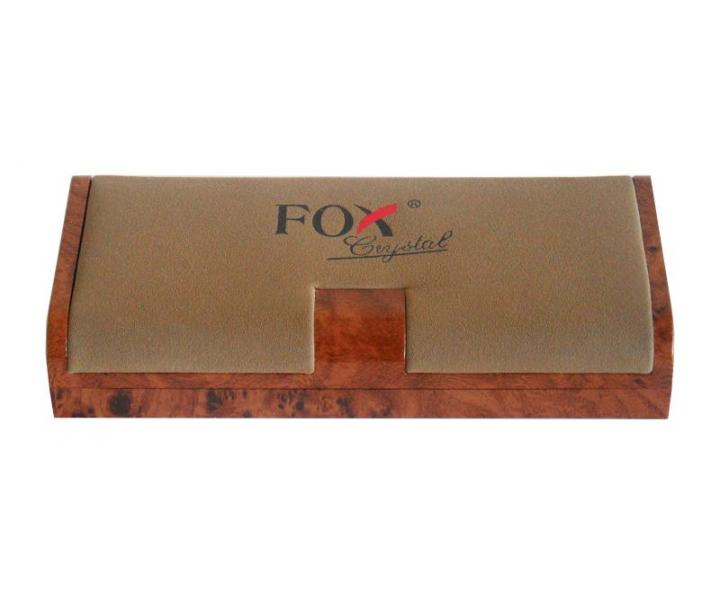 Kadeřnické nůžky Fox Crystal safír - 5 cm