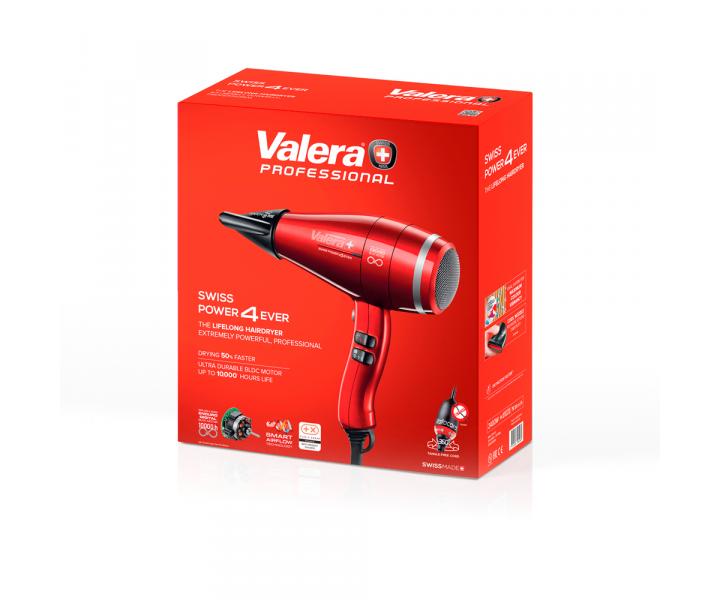 Profesionální fén Valera Swiss Power4Ever eQ - 2400 W, červený
