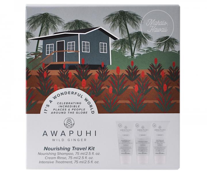 Cestovní sada pro regeneraci poškozených vlasů Paul Mitchell Awapuhi Nourishing Travel Kit