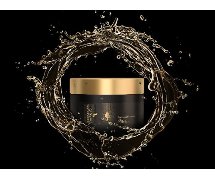 Vyivujc maska pro hladk a leskl vlasy Sebastian Professional Dark Oil Mask - 150 ml