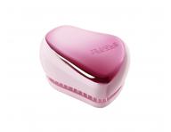 Kartáč na rozčesávání vlasů Tangle Teezer Compact Styler Baby Doll Pink - metalický růžový