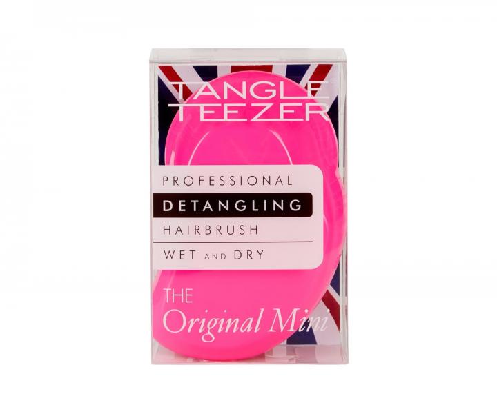 Kartáč na rozčesávání vlasů Tangle Teezer Original Mini Bubblegum Pink - růžový