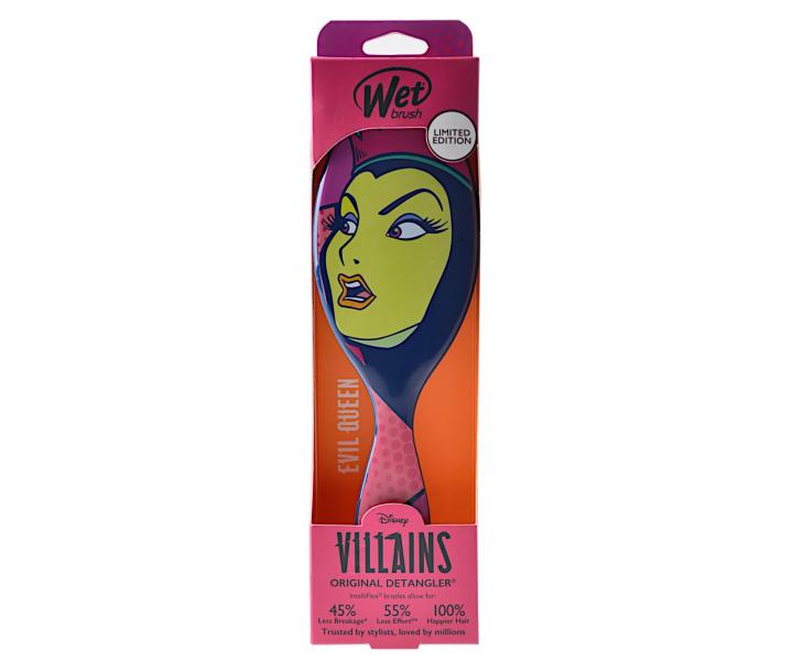 Kartáč na rozčesávání vlasů Wet Brush Original Detangler Disney Villains Evil Queen - tmavě modrý