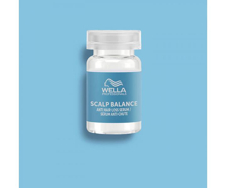 Ampulky séra proti vypadávání vlasů Wella Professionals Invigo Scalp Balance - 8 x 6 ml