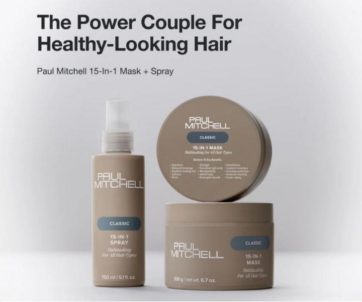 Bezoplachov� pe�uj�c� sprej pro v�echny typy vlas� Paul Mitchell Classic 15-In-1 Spray - 150 ml