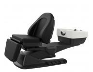 Luxusn� kade�nick� elektricky polohovateln� myc� box SilverFox 6001 - �ern�, b�l� umyvadlo