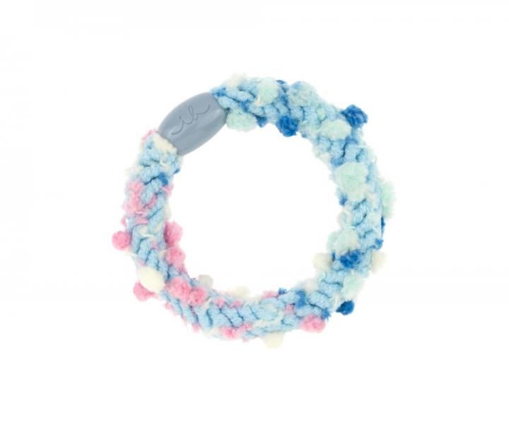 Sada ozdobných gumiček do vlasů Invisibobble Kids Twistar Pom Pom Tie - 3 ks