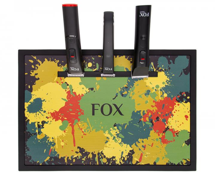Magnetick silikonov podloka pro strojky a kadenick pomcky Fox Barber Magnetic Mat - 48 x 33 cm