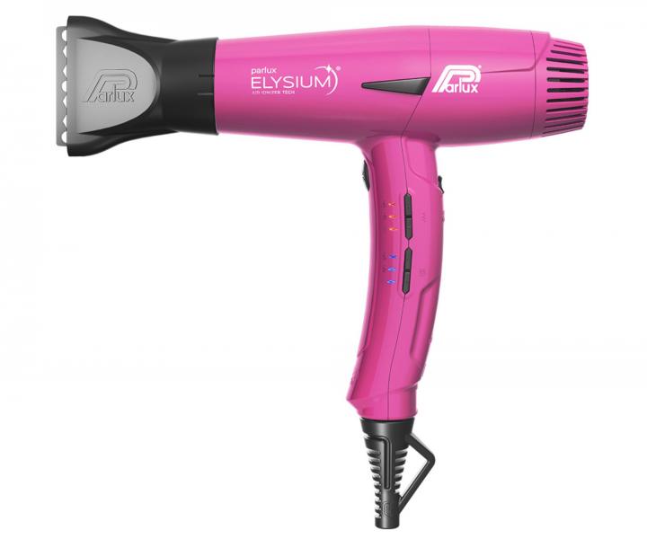 Profesionální fén na vlasy s difuzérem Parlux Elysium Fuchsia - 2300 W, matný růžový