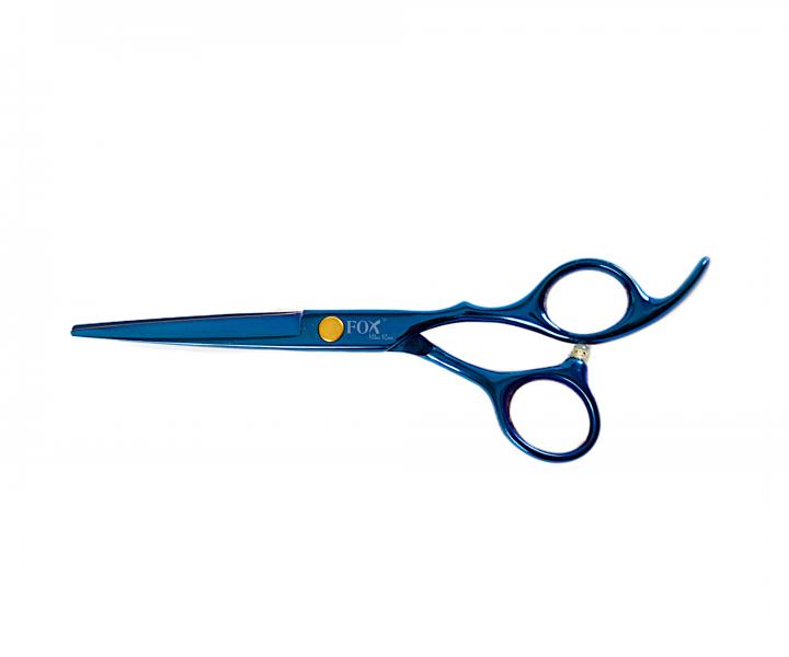 Kadeřnické nůžky Fox Blue Rose 6" - modré