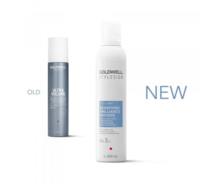 Pěnové tužidlo pro objem a lesk vlasů Goldwell Stylesign Volume Bodifying Brilliance Mouse - 300 ml