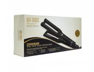 Profesionální žehlička na vlasy Hot Tools Dual Plate Salon Straightener - černá + šátek zdarma