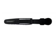 Gumové klipsy do vlasů Toni&Guy - pružné 11,5 cm - 6 ks černé