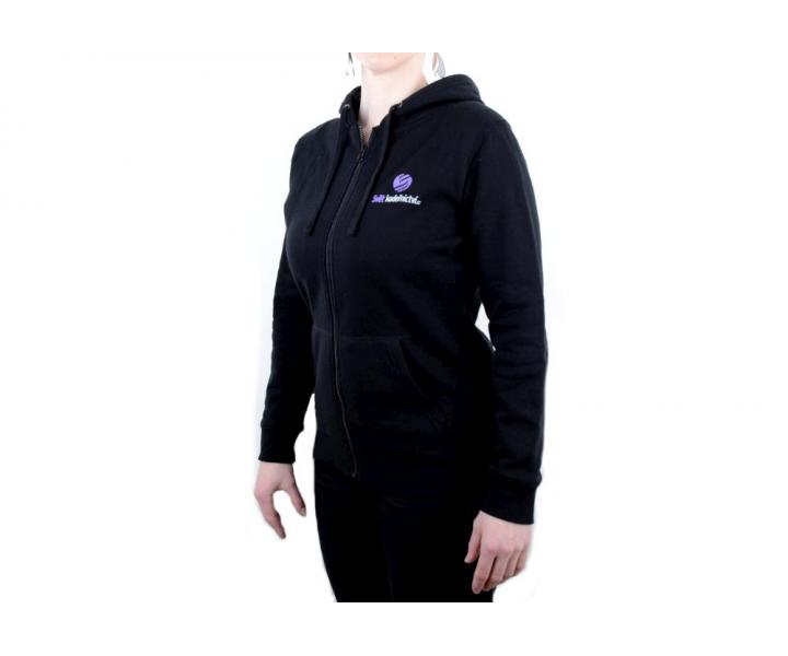 Mikina na zip s potiskem - dmsk, ern M