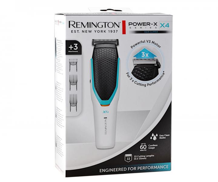 Zastřihovač vlasů Remington X4 Power-X Series HC4000 - bílý