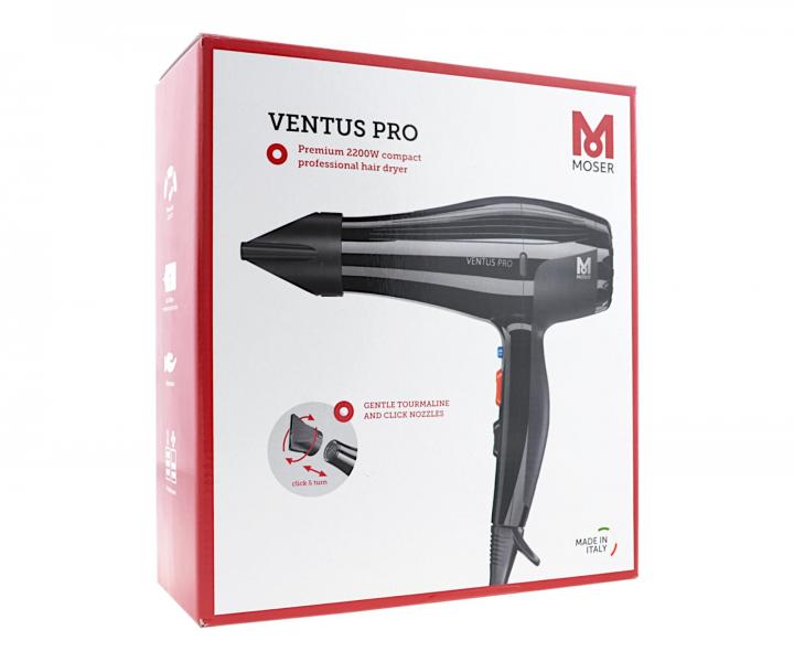 Fén Moser Ventus Pro 4352-0050 - 2200 W, černý