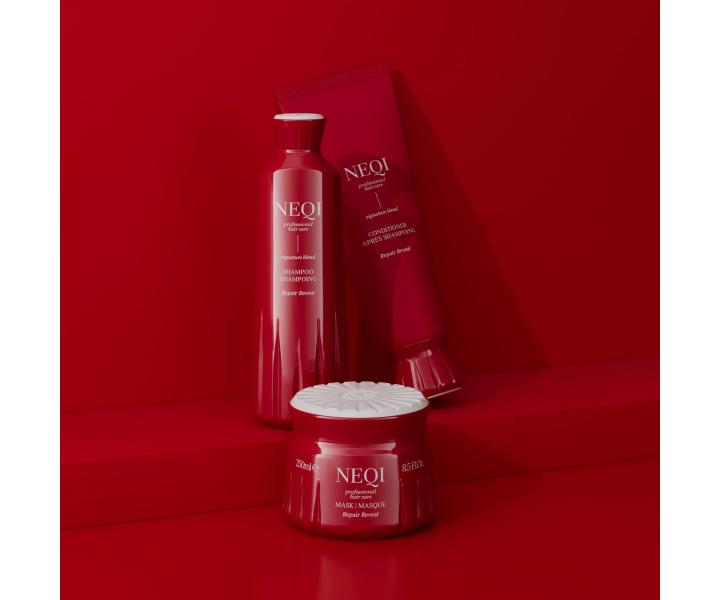 Intenzivně regenerační šampon pro poškozené a barvené vlasy Neqi Repair Reveal Shampoo - 330 ml