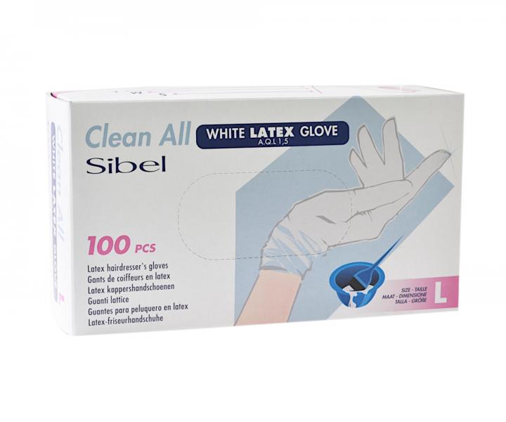 Latexov rukavice pro kadenky Sibel Clean All 100 ks - bl velikosti L