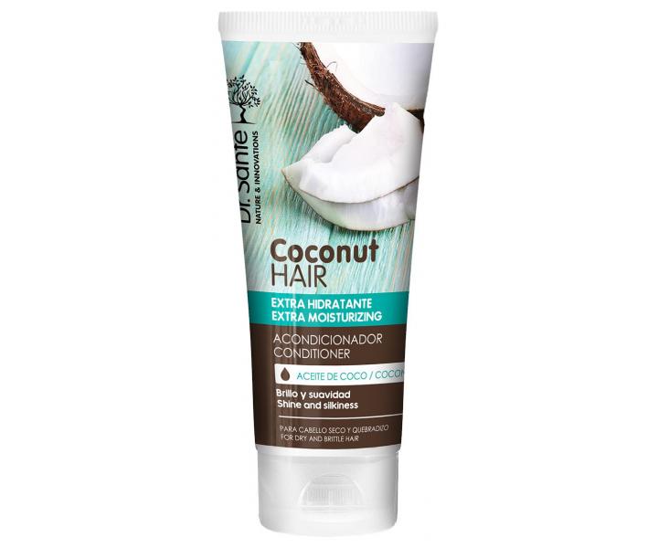 Hydratan sada Dr. Sant Coconut - ampon 250 ml + pe 200 ml + kokosov mdlo zdarma