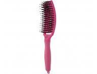 Kartáč Olivia Garden Fingerbrush Combo Medium - růžový