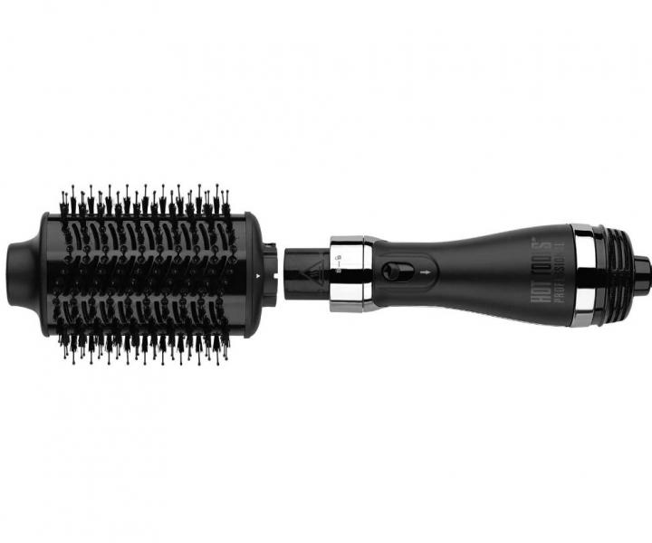 Oválný horkovzdušný kartáč na vlasy Hot Tools Black Gold Volumiser Set - rozbalené