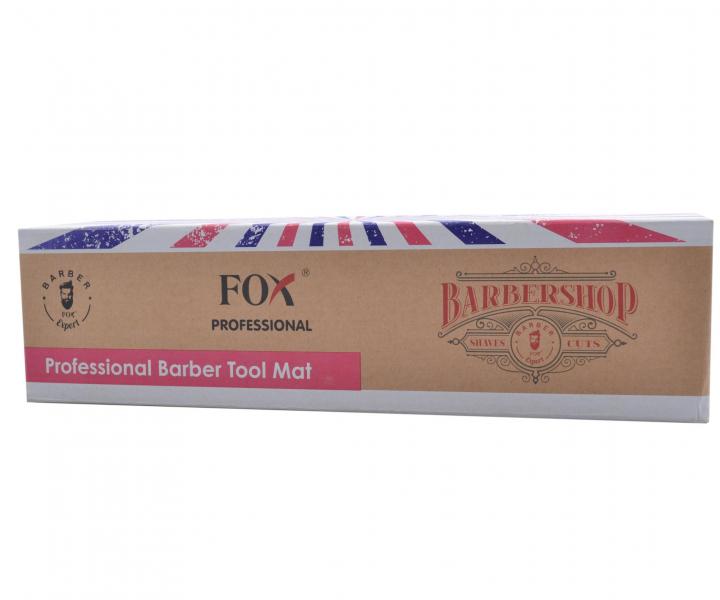 Protiskluzová podložka pro holičské a kadeřnické pomůcky Fox Barber Tool Mat - černá