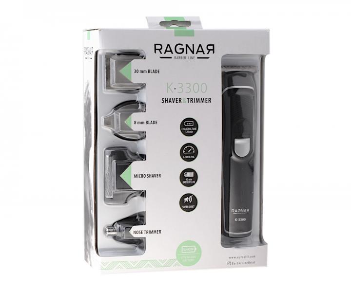 Profesionální holicí a zastřihovací strojek Ragnar Barber Line K-3300 - černý