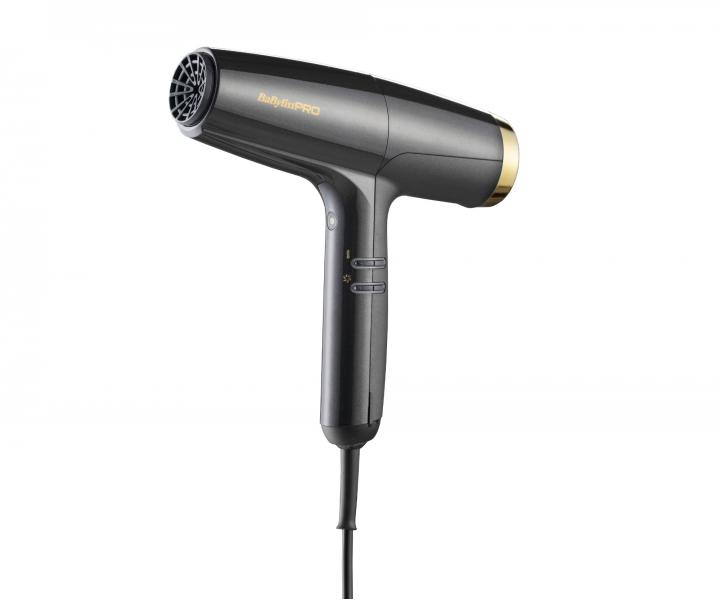 Profesionální fén na vlasy BaByliss Pro Falco BAB8550E Gold - 2000 W, černo-zlatý