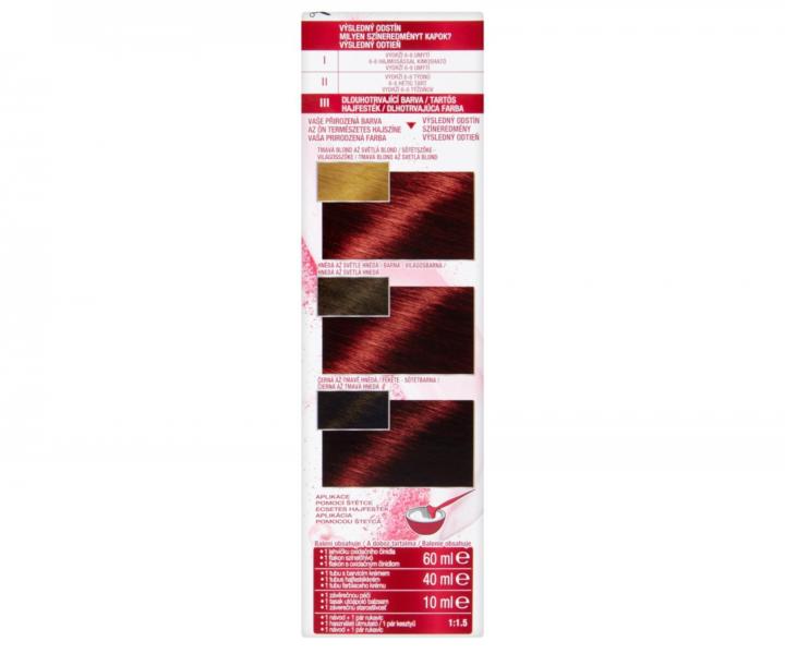 Permanentn� barva Garnier Color Sensation 5.62 gran�tov� �erven�