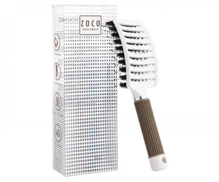 Kart�� na roz�es�v�n� a fouk�n� vlas� s kan��mi a nylonov�mi �t�tinami Sister Young Zoco Hair Brush - b�l�