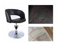 Kade�nick� k�eslo Detail Rio - �ern� - II. jakost, rez na podstavci, vada ko�enky