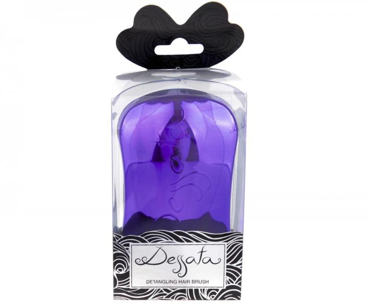 Kartáč na rozčesávání vlasů Dessata Original Bright Purple - fialový