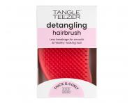 Kartáč na rozčesávání hustých a kudrnatých vlasů Tangle Teezer Original Thick and Curly Lipstick Duo - růžový