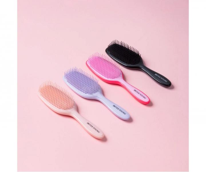 Kart�� na roz�es�v�n� vlas� Sister Young Ayla Hair Brush - sv�tle r��ov�