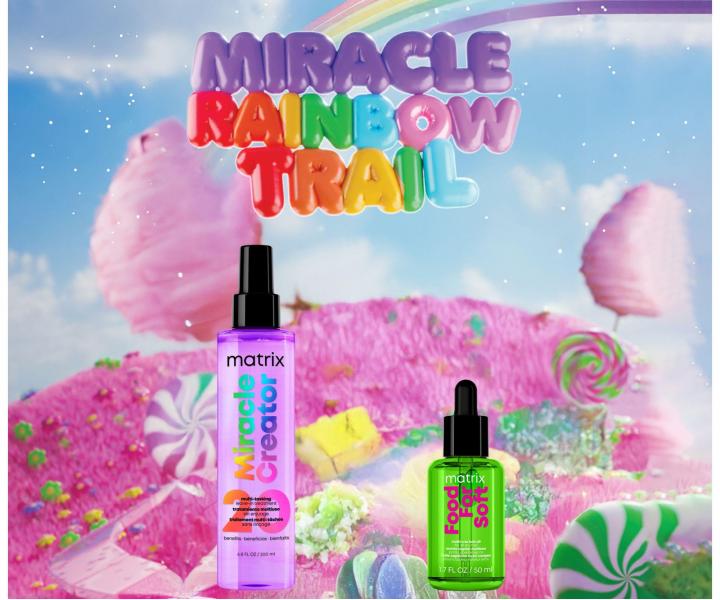 D�rkov� sada pro p��i a ochranu vlas� Matrix Miracle Rainbow Trail