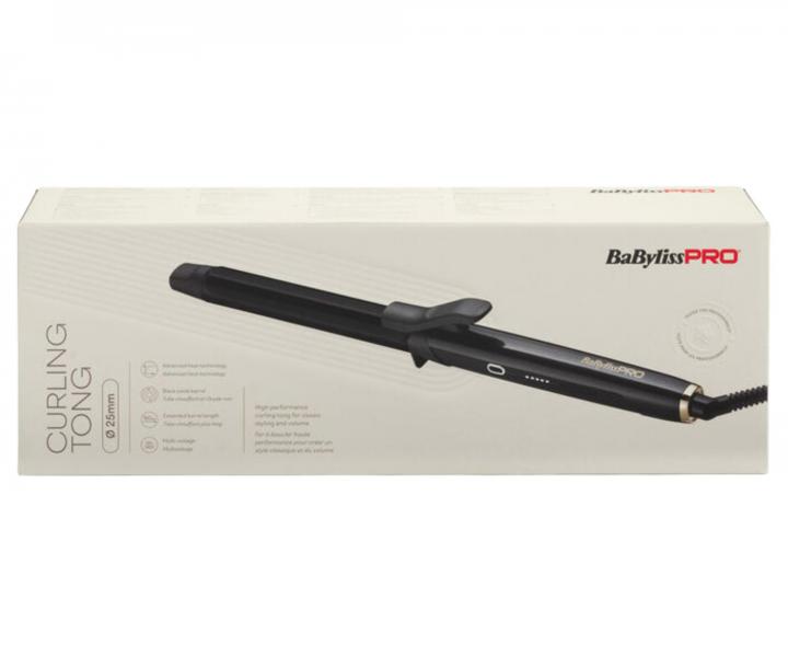 Profesion�ln� kulma na vlasy BaByliss Pro Curling Tong BAB2493E - 25 mm